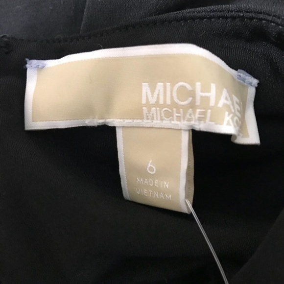 Michael Kors Black Halter Neck Dress NEW Size 6 - Picture 4 of 8